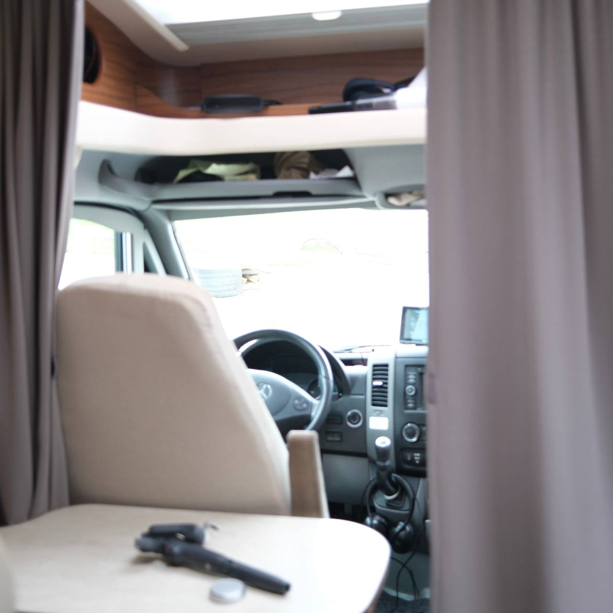 For Motorhome Cab Divider Curtain Kit 188cm Drop – Motorhome Privacy Curtain | Van-X