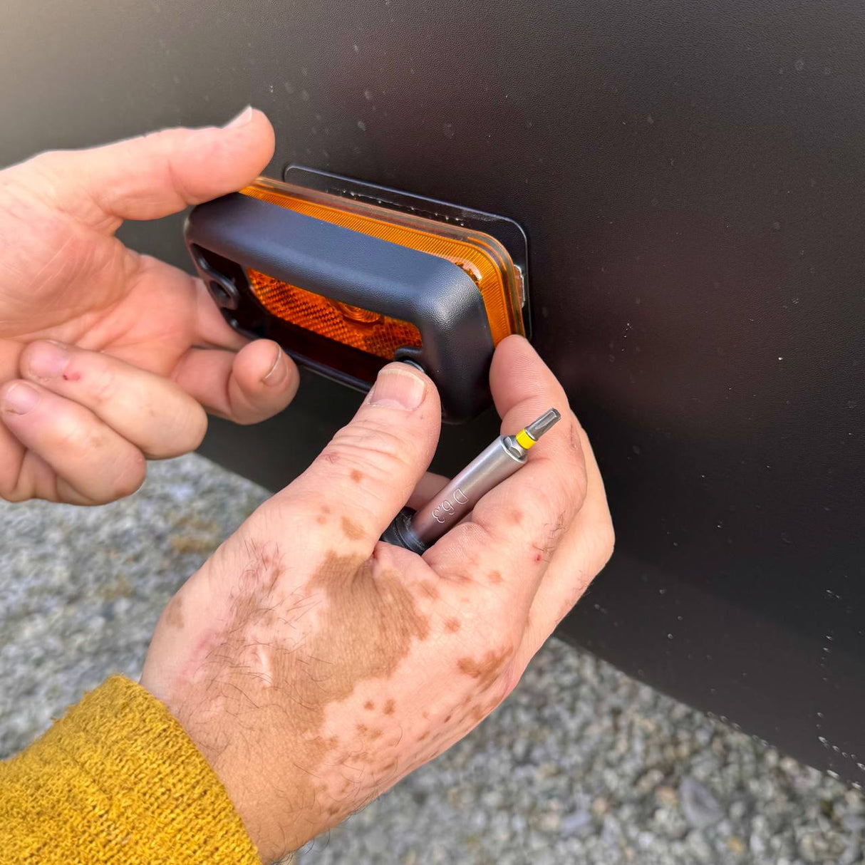 For Fiat Ducato Signal Mark Guard - Textured