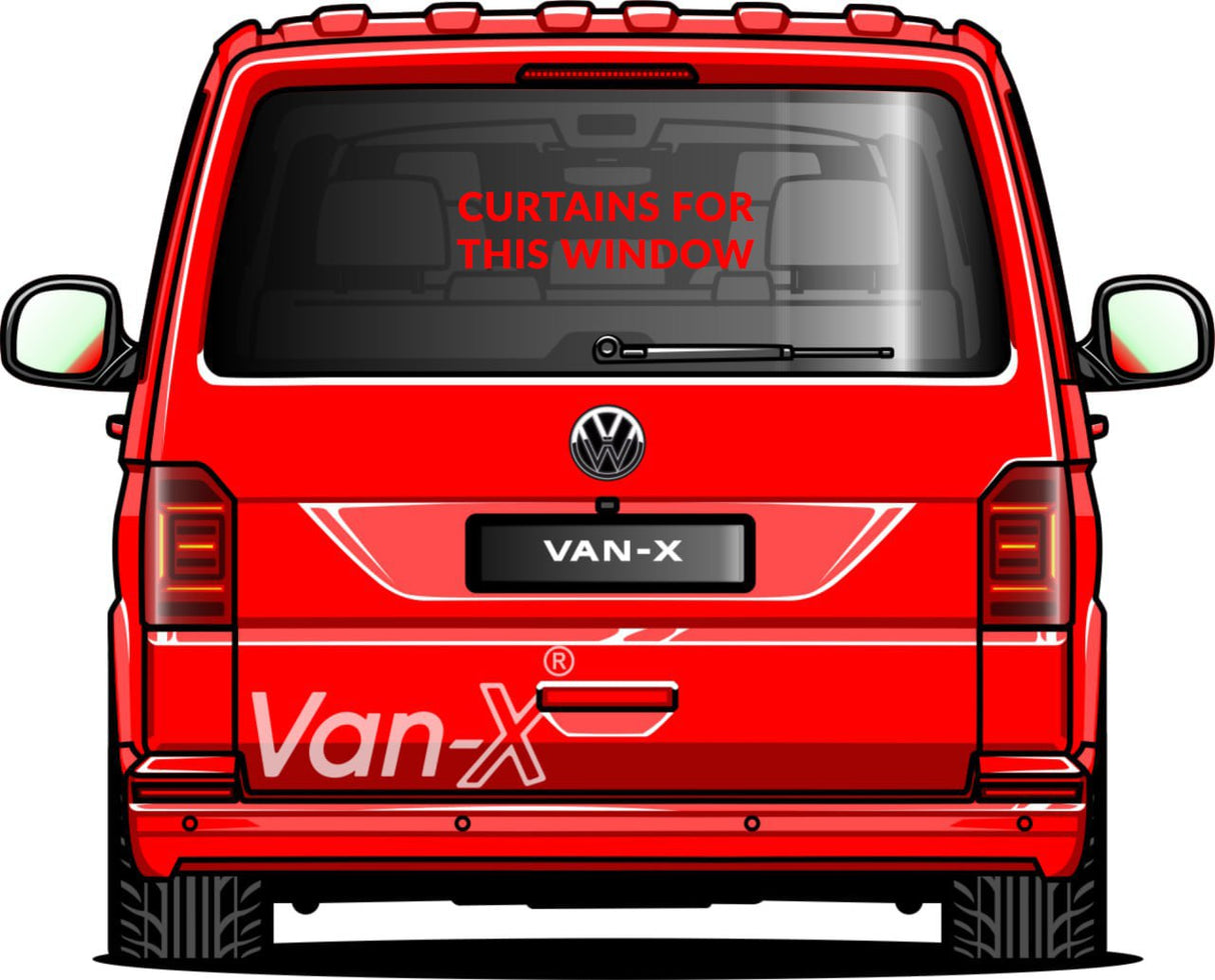 For Opel Vivaro Premium Window Curtains Black/Grey - CREATE YOUR OWN BUNDLE! Van-X