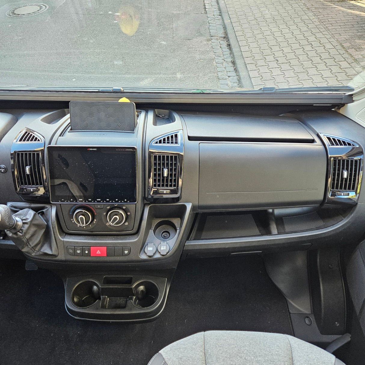 Per Peugeot Boxer Presa d'aria sul cruscotto (nero) verniciata e pronta per il montaggio