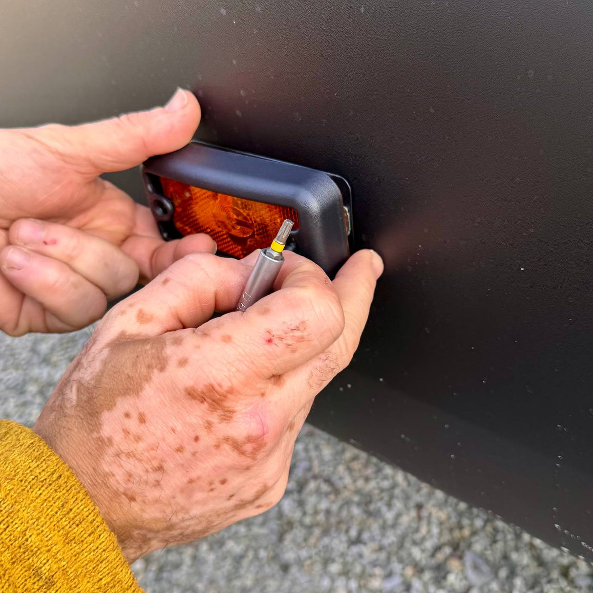 For Fiat Ducato Signal Mark Guard - Textured