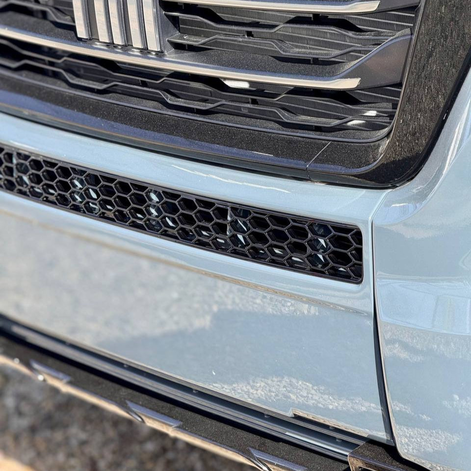 Paraurti Fiat Ducato Honeycomb senza sensori di parcheggio - Nero lucido