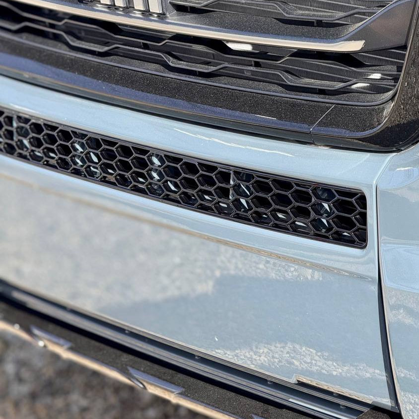 Pare-chocs de Peugeot Boxer en nid d'abeille sans capteurs de stationnement - Noir brillant