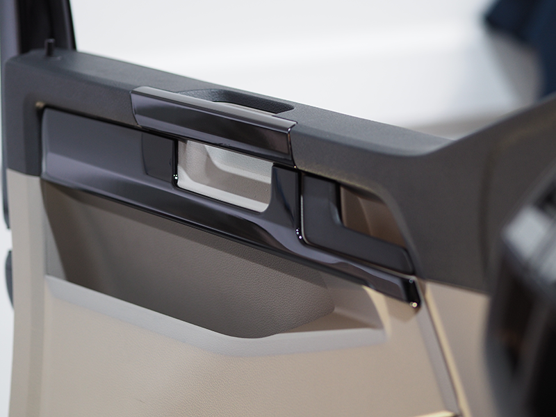 VW Transporter T6 Molduras Inferiores do Painel de Instrumentos Comfort Dash, Pintadas em Preto Brilhante e Prontas para Instalar (Conjunto de 6 Peças)