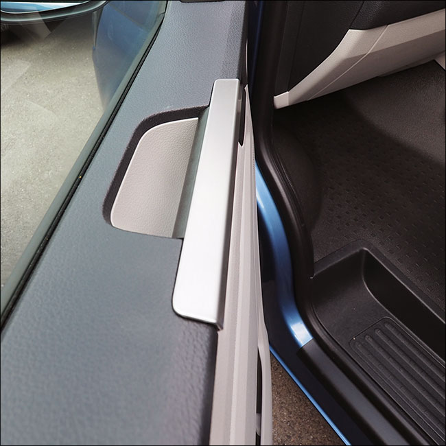 For VW T6 Transporter Stainless Steel Grab Handle Covers – Premium Fit & Durable Finish | Van-X