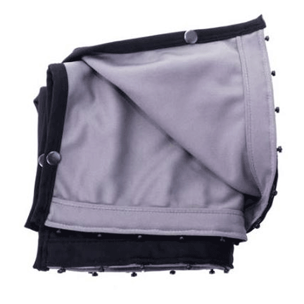 For VW Caddy Van Conversion Premium Curtains Van-X - Black/Grey