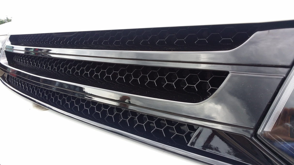 VW T5.1 Transporter Van Front Styling Glanzend Zwart Pakket (2 stuks)