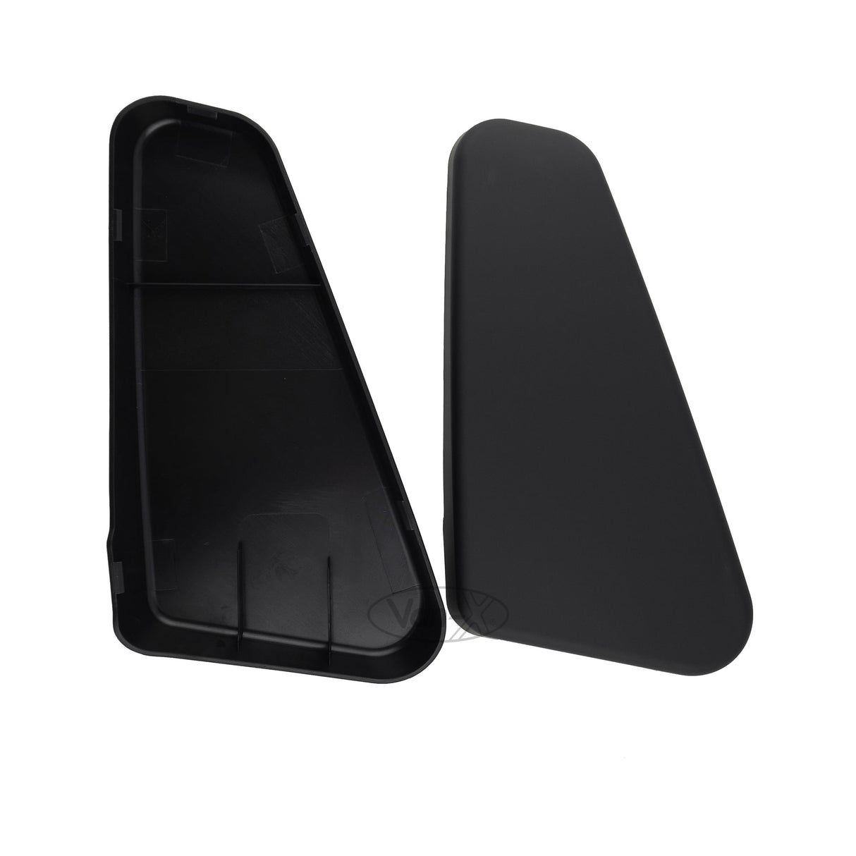 For VW T6 Twin Seat Hinge Covers – Matte Black Finish for Transporter Interior Styling Upgrade