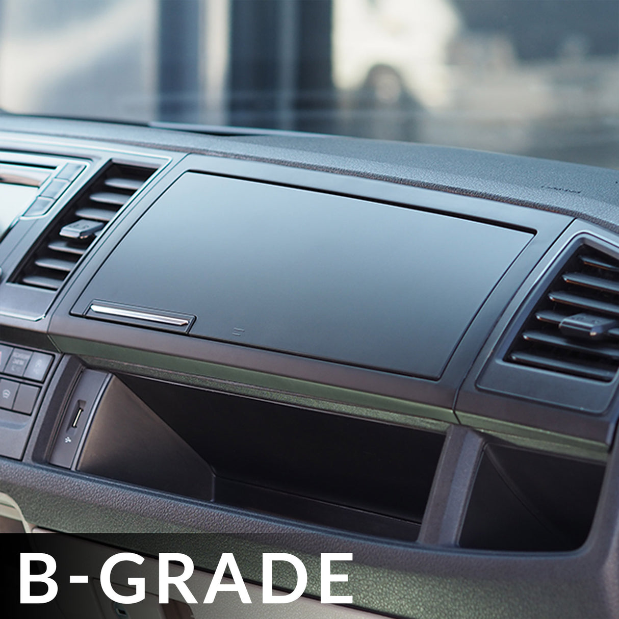 For VW T6 Transporter Glove Box Textured (LHD) (B-Grade) Painted and Ready to Fit