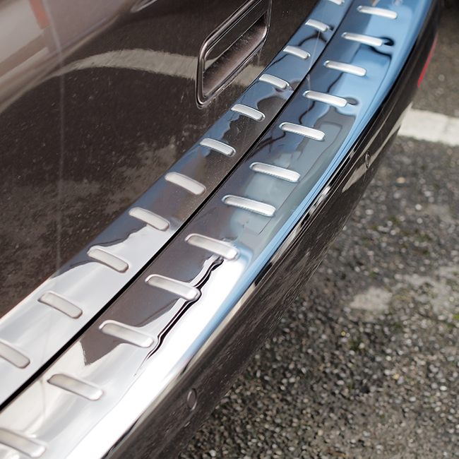 Protection de pare-chocs arrière pour VW T6 Barndoor (Ch-Insert) en acier inoxydable