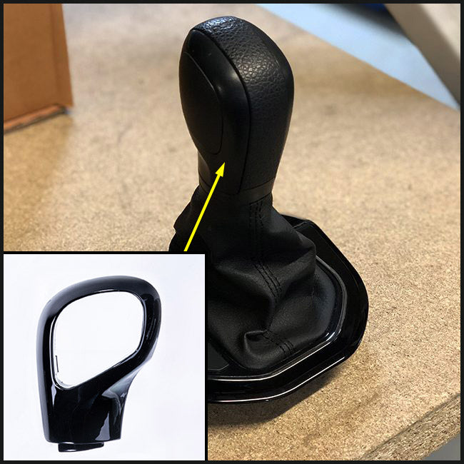 Voor VW T6 Transporter Auto DSG versnellingspook stylingkappen - Zwart geverfde afdekkingen, klaar voor montage upgrade