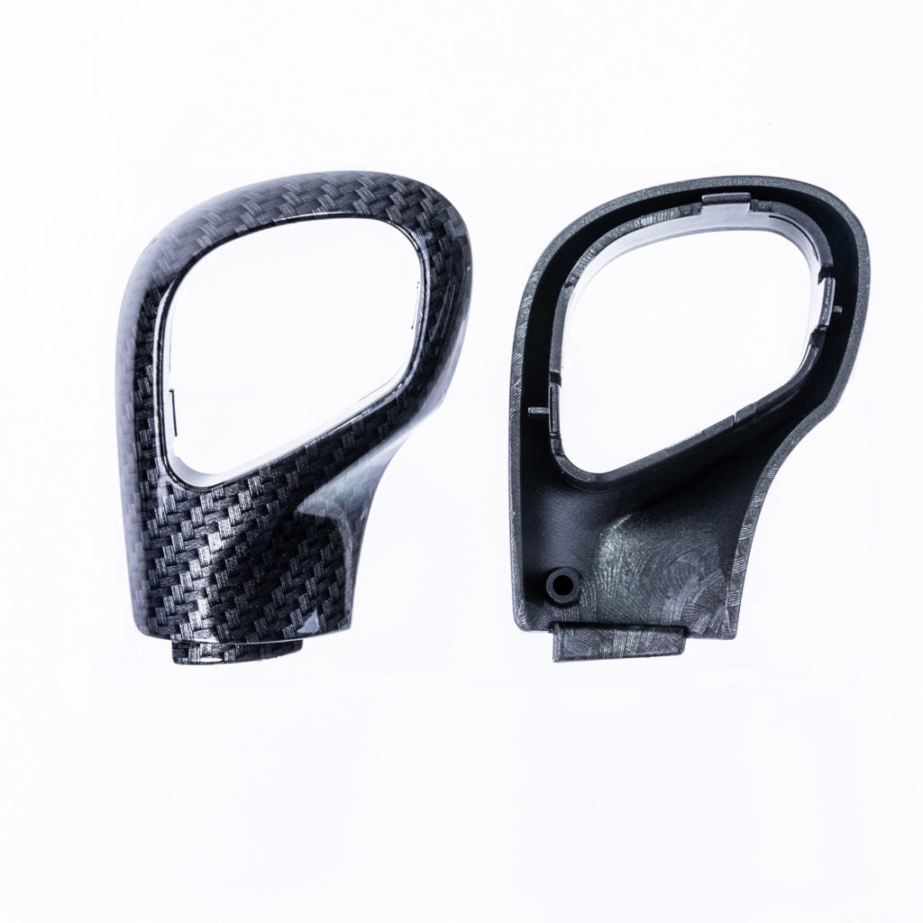 VW T6.1 Transporter Auto/DSG Gear Knob Side Styling Caps - Carbon