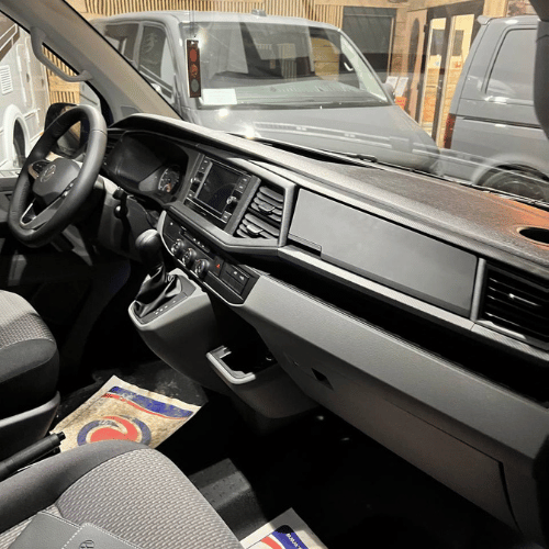 Nuevo para VW Transporter T6.1 Furgoneta, Campervan, OEM Texturizado - Tapa Magnética de la Guantera