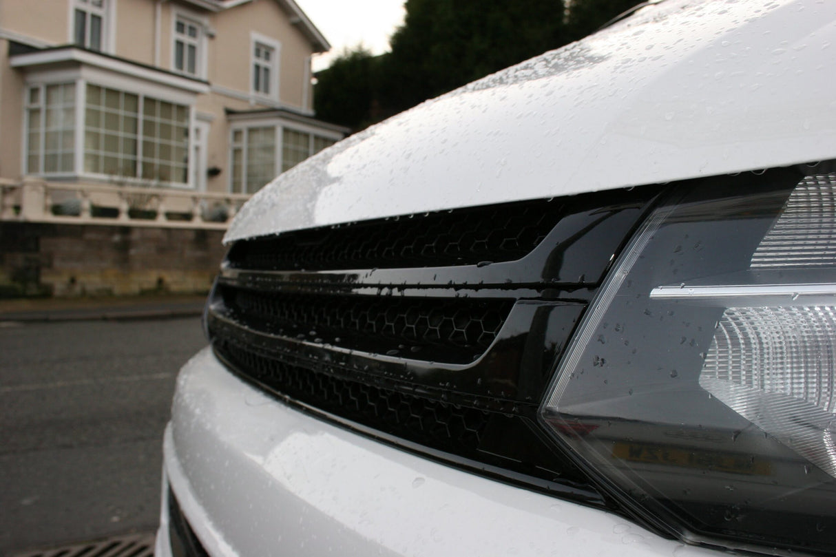 VW T5.1 Transporter Van Front Styling Glanzend Zwart Pakket (2 stuks)
