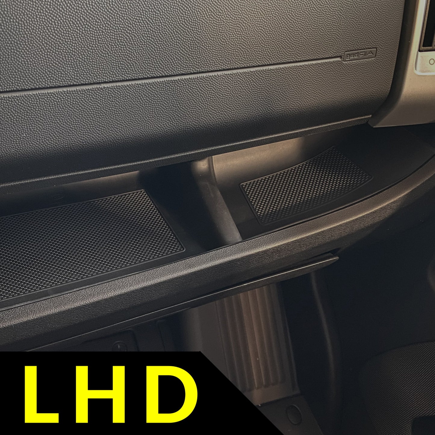 Peugeot Boxer Lower Dashboard Rubber Inserts/Mats Black LHD