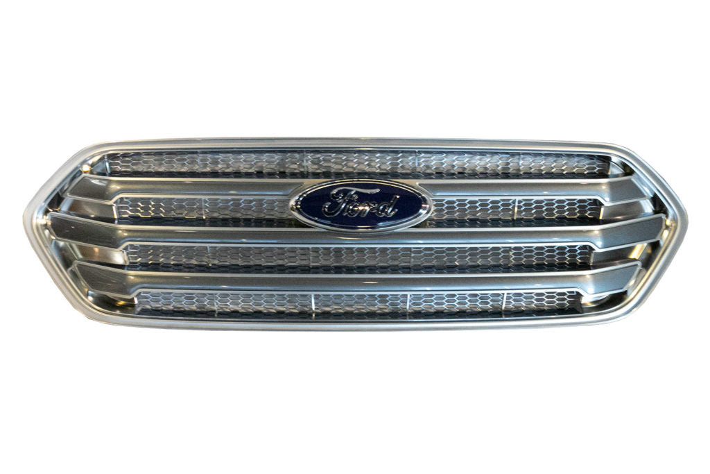 Ford Transit Custom Front Grille OEM Style New Shape (Gloss Black Base)