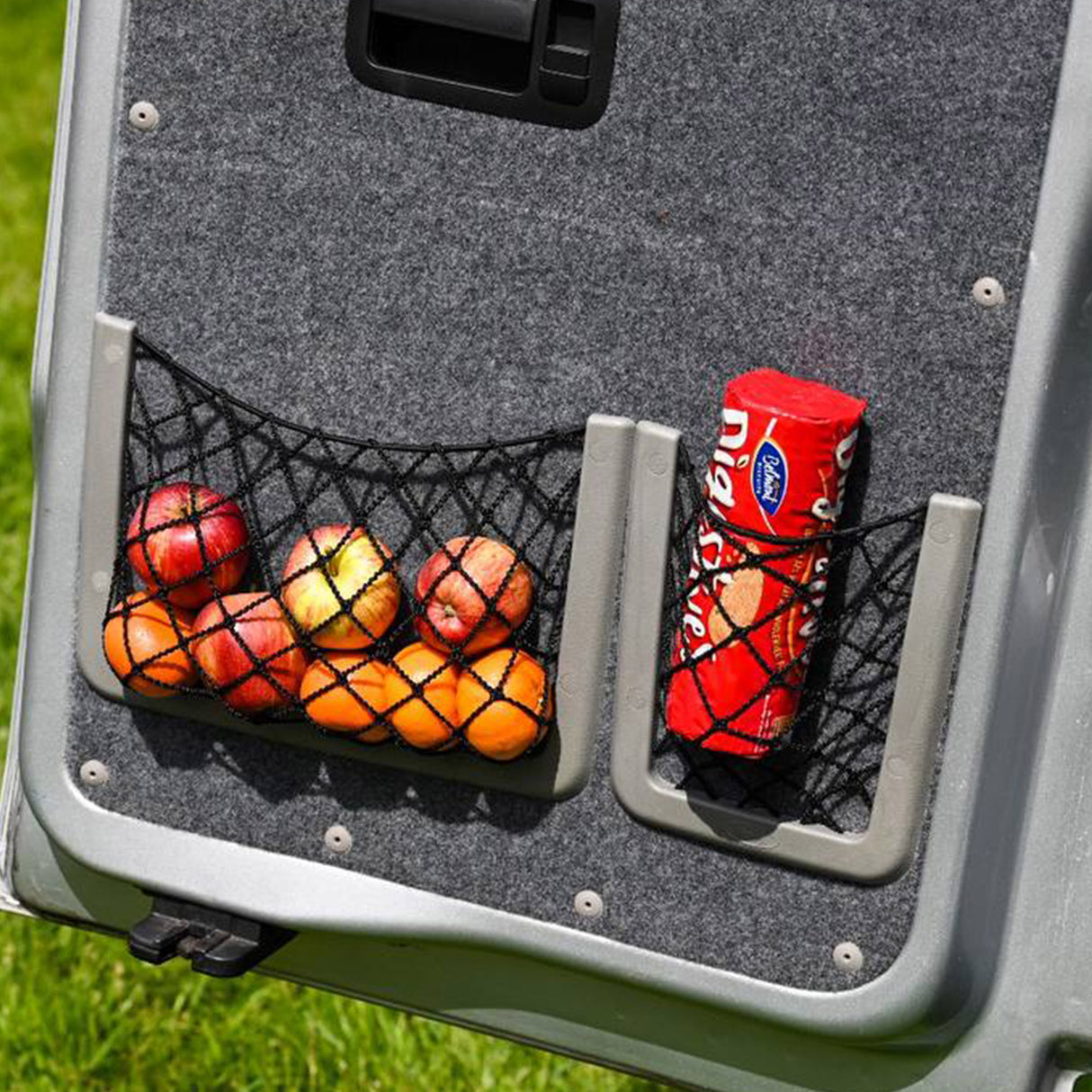 Pour VW T6, Ensemble de Poches de Rangement en Filet pour Conversion en Campervan (Grande + Petite)