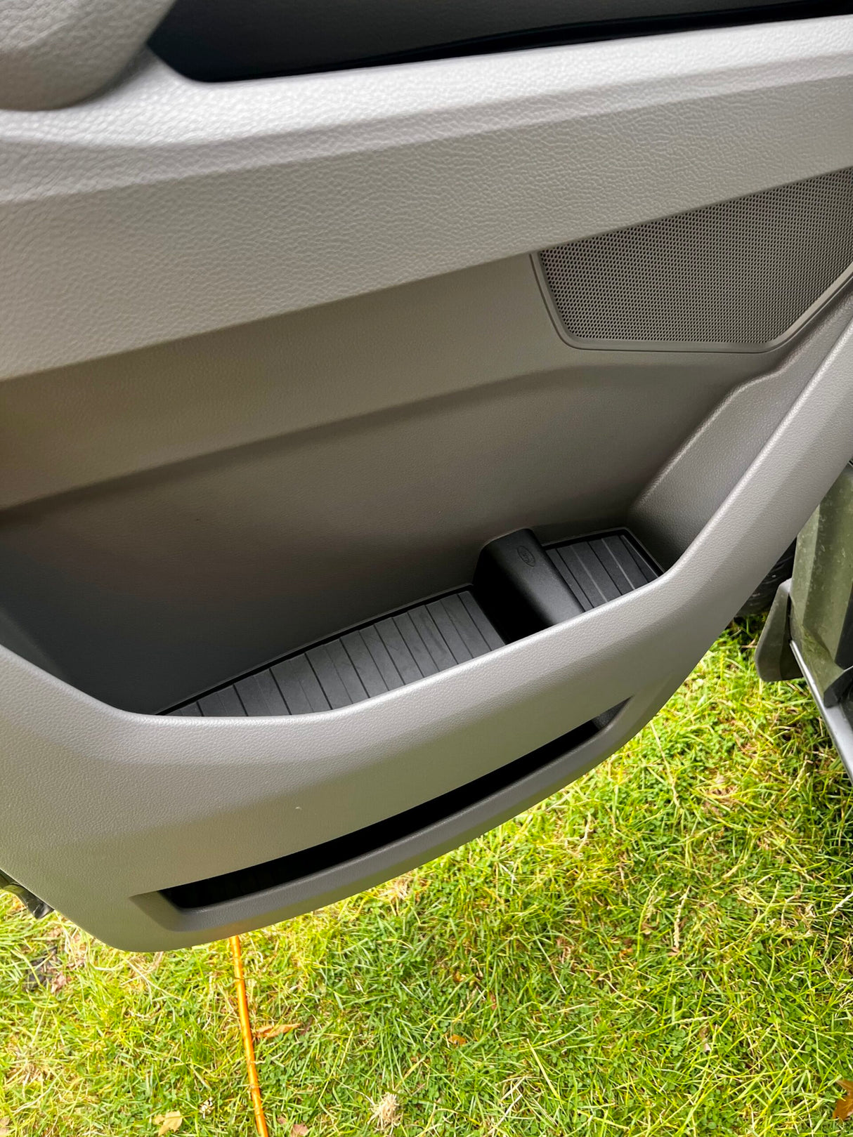 For VW Crafter New Shape Rubber Door Liner Pocket Inserts Black