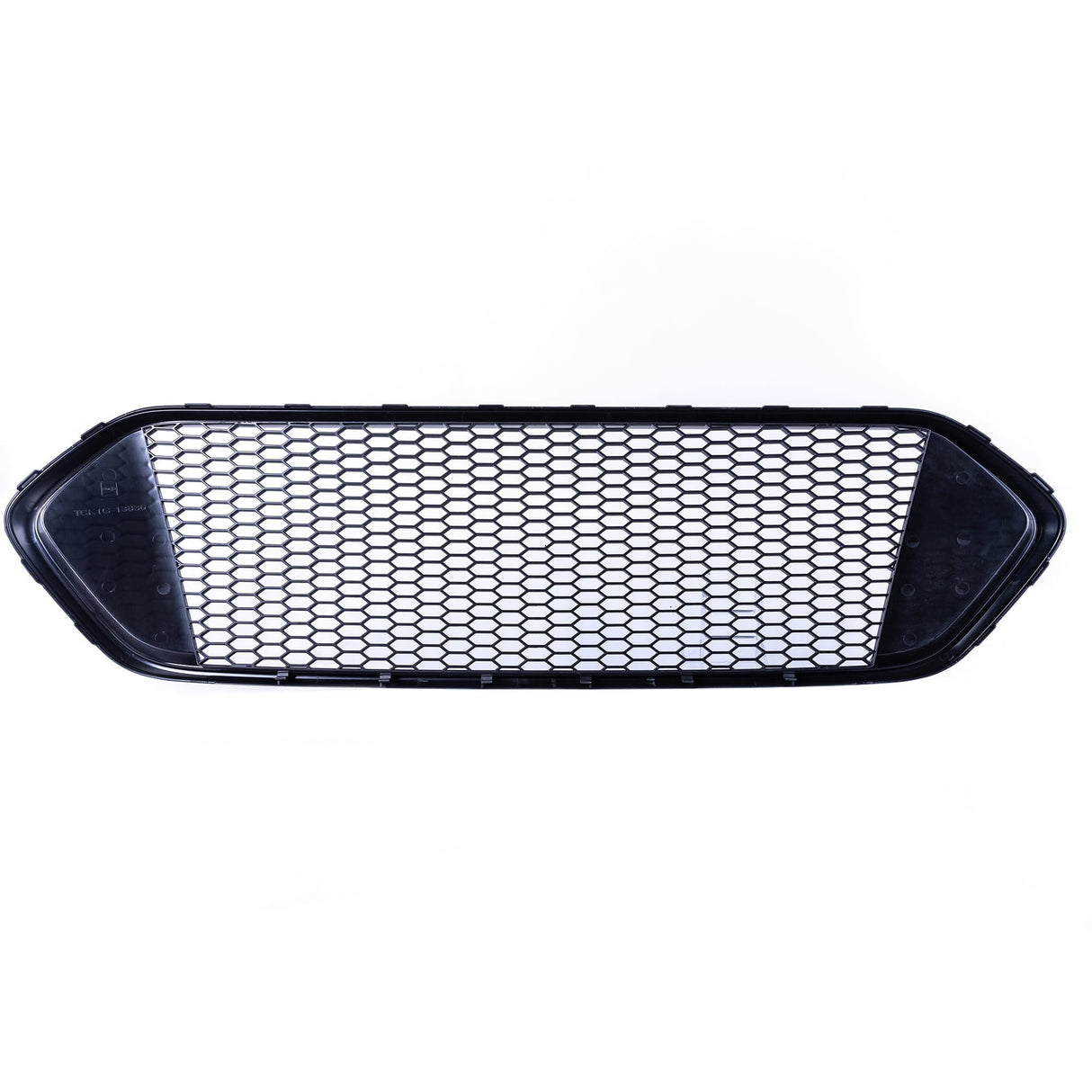 Pour Ford Transit Custom Grille sans badge en nid d'abeille – Noir mat, prêt à installer