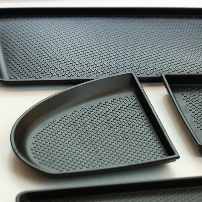 Per Ford Transit Custom MK2 Inserti in gomma per tasche porta
