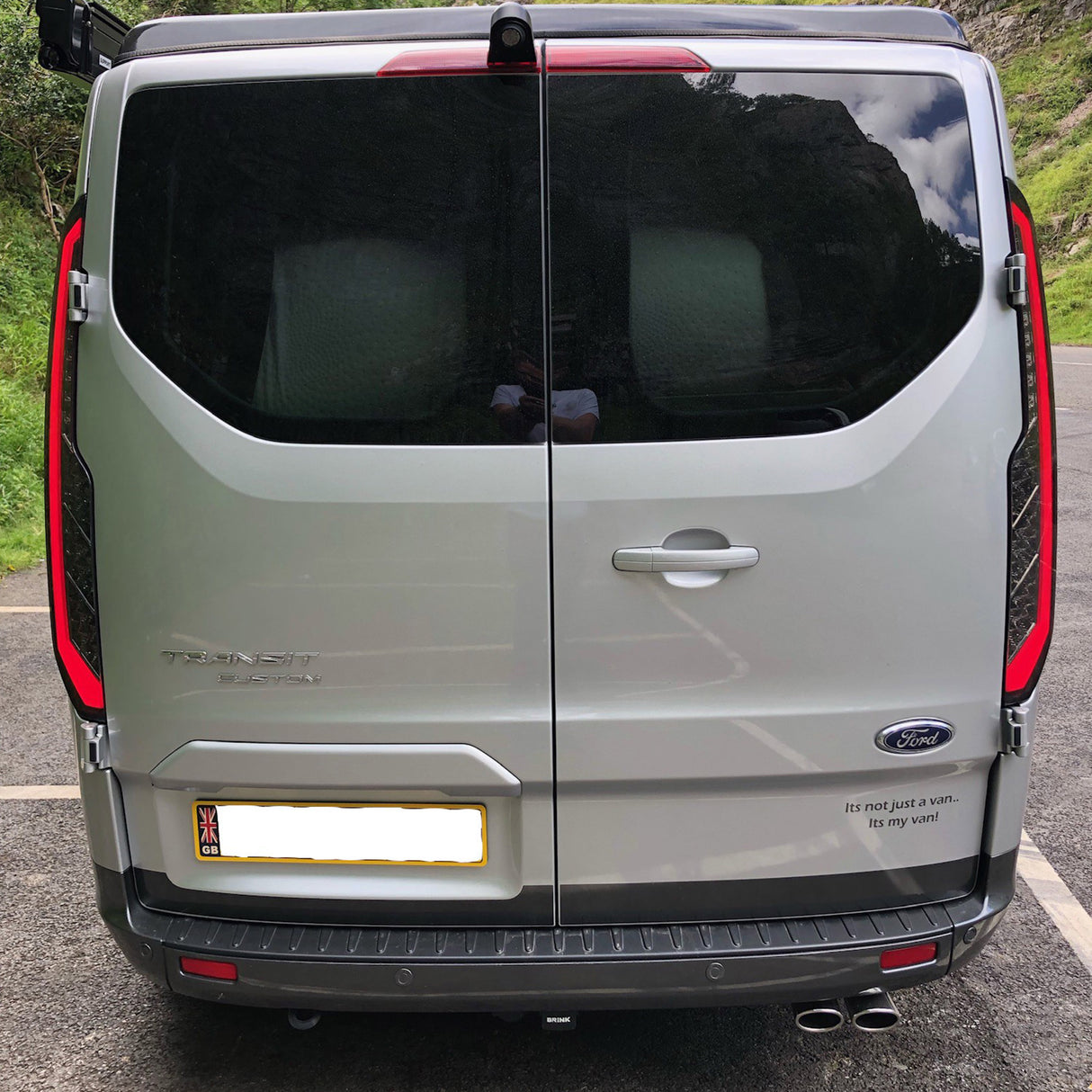 For Transit Custom MK2 LED Rear Lights Tail Lights – Sequential Indicators with Smoked Lenses