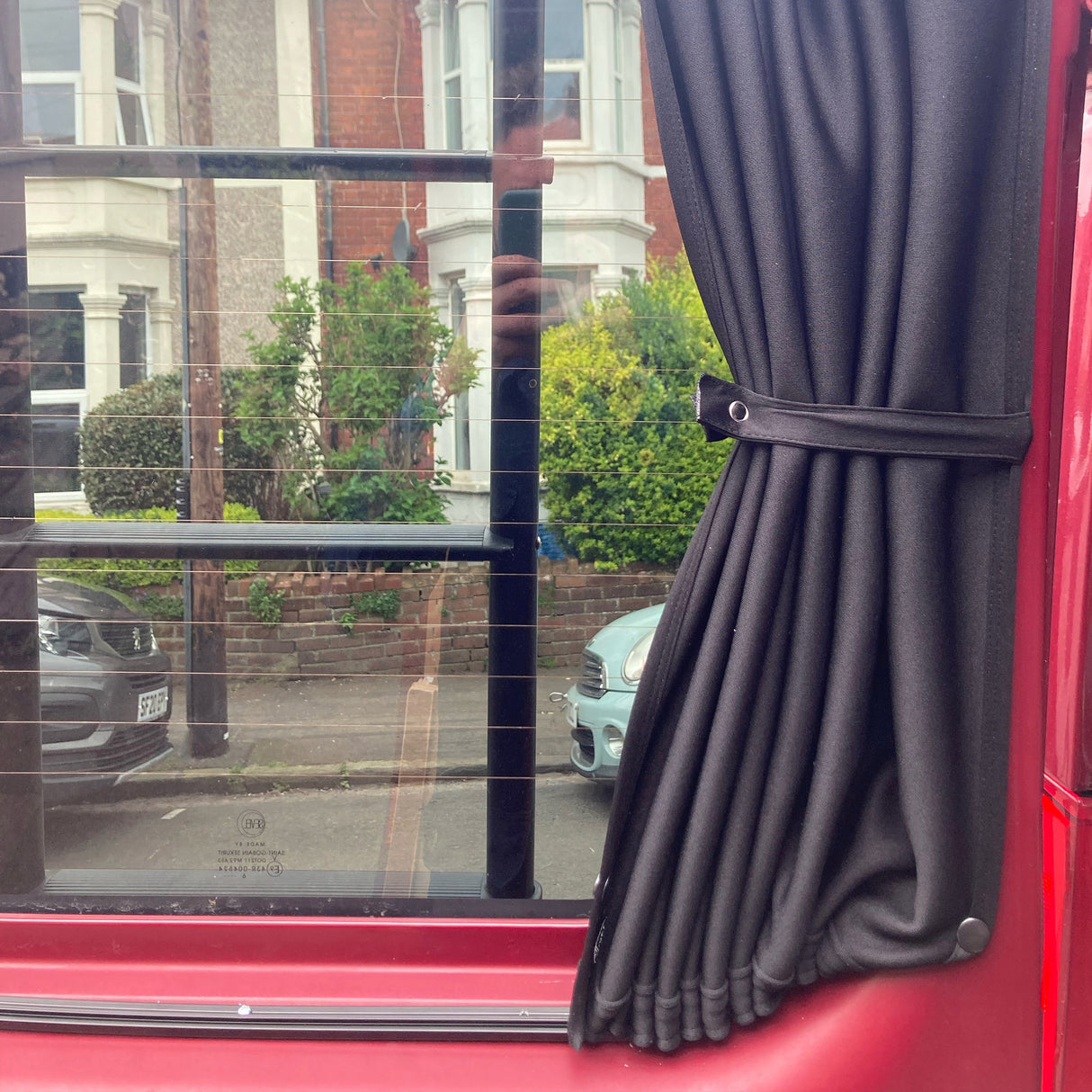 For Toyota PROACE Premium 1 x Barn door Window Curtain Van-X