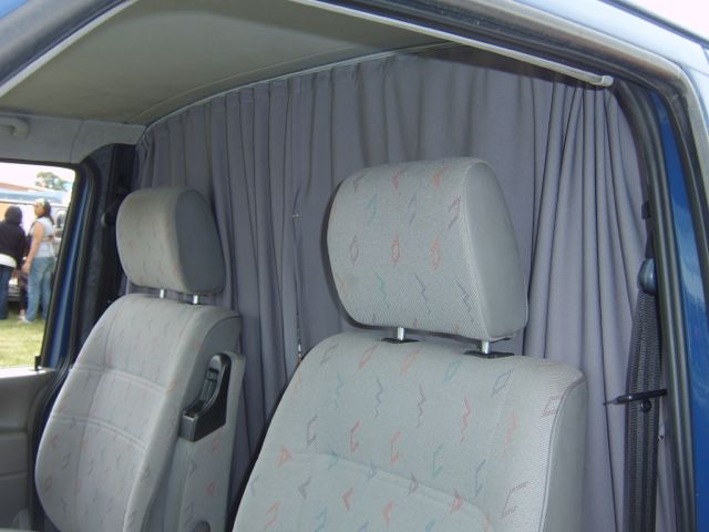 For MAN TGE / New Crafter Cab Divider Curtain Kit Campervan Conversion