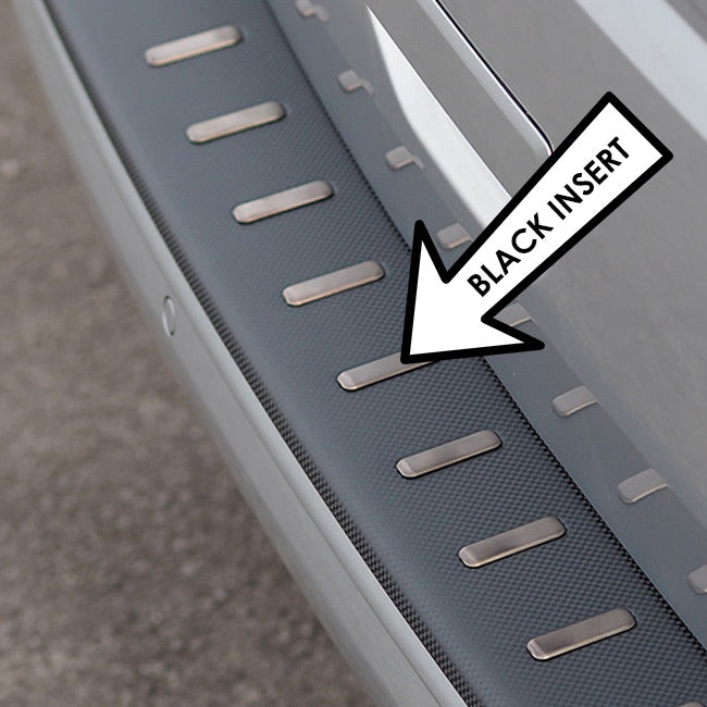 Protecteur de pare-chocs arrière pour VW T6 Barndoor UNIQUEMENT film en fibre de carbone