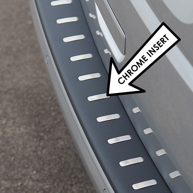 Protecteur de pare-chocs arrière pour VW T6 (hayon uniquement) Film en fibre de carbone