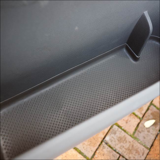 For VW T5, T5.1 van campervan Door Pocket Inserts, Rubber, Door Liner (Light Grey) Both Captain Seats Interior Styling ideal gift