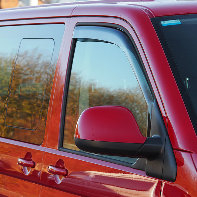 For VW T5 ,T5.1 Transporter In Channel Wind Deflectors Tinted