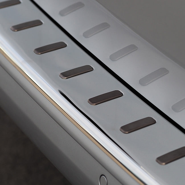 Protecteur de pare-chocs arrière pour hayon VW T6 en acier inoxydable