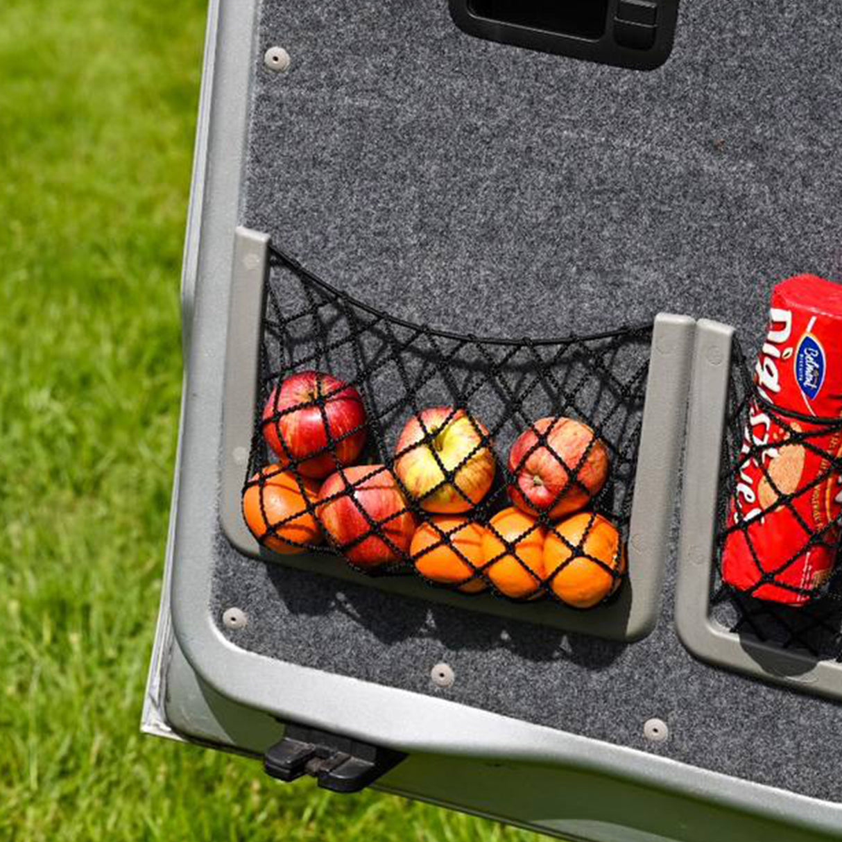 Pour VW T6, Ensemble de Poches de Rangement en Filet pour Conversion en Campervan (Grande + Petite)