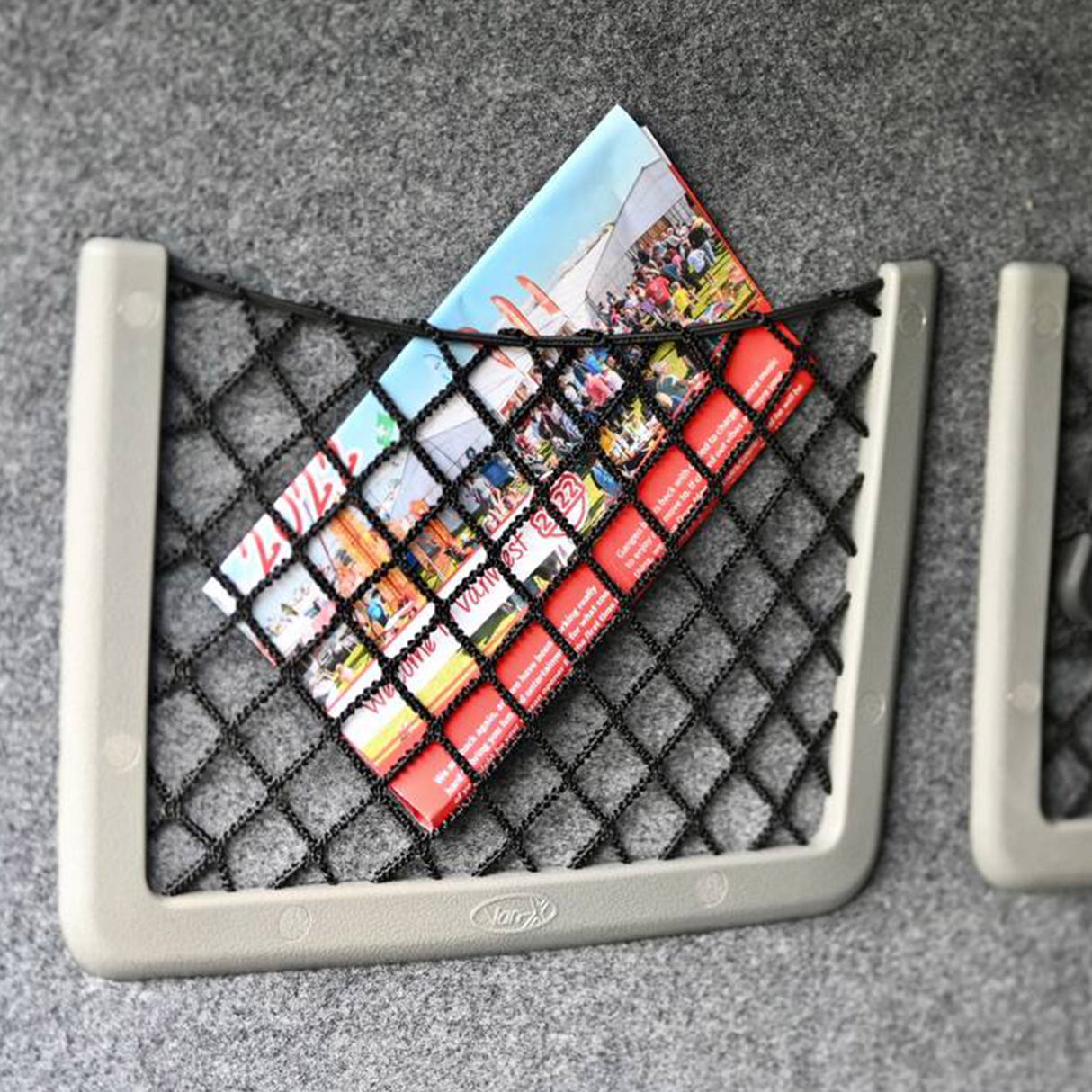 Pour VW T6, Ensemble de Poches de Rangement en Filet pour Conversion en Campervan (Grande + Petite)