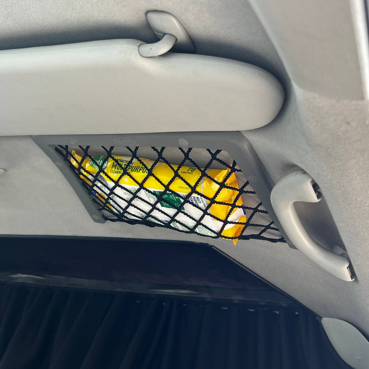 Pour VW T6, Ensemble de Poches de Rangement en Filet pour Conversion en Campervan (Grande + Petite)