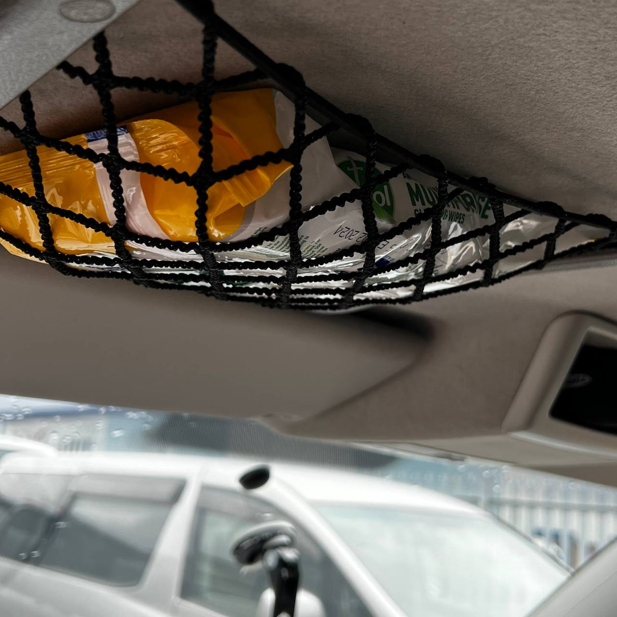 Pour VW T6, Ensemble de Poches de Rangement en Filet pour Conversion en Campervan (Grande + Petite)