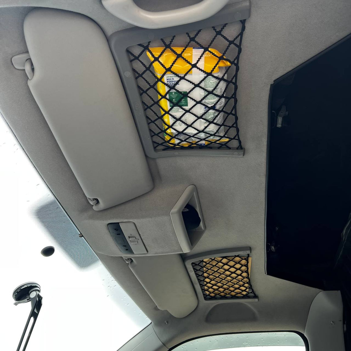 Pour VW T6, Ensemble de Poches de Rangement en Filet pour Conversion en Campervan (Grande + Petite)