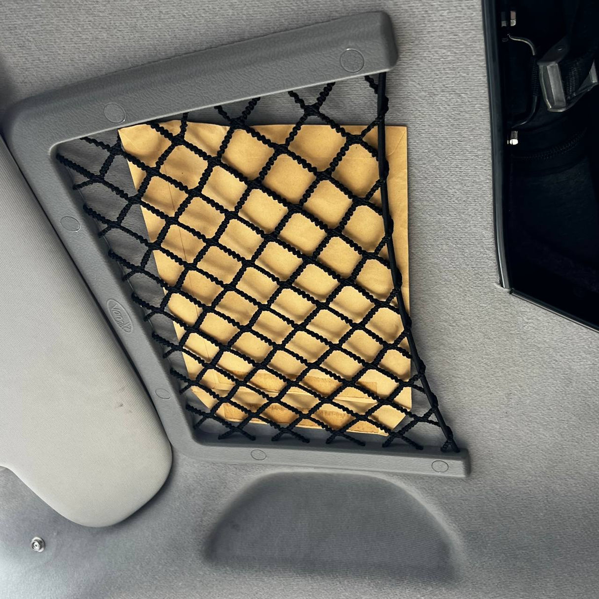 Pour VW T6, Ensemble de Poches de Rangement en Filet pour Conversion en Campervan (Grande + Petite)