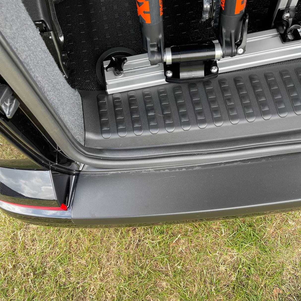 For VW T6.1 V3 Tailgate Rear Threshold Cover Campervan Conversion Parts Including Screws and Caps