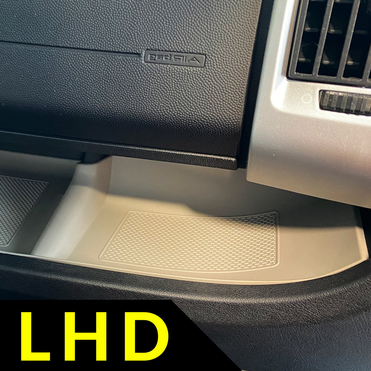 Para Fiat Ducato Insertos de Goma para el Panel Inferior del Tablero/Mantas Grises Claras para Conducción a la Izquierda (LHD)