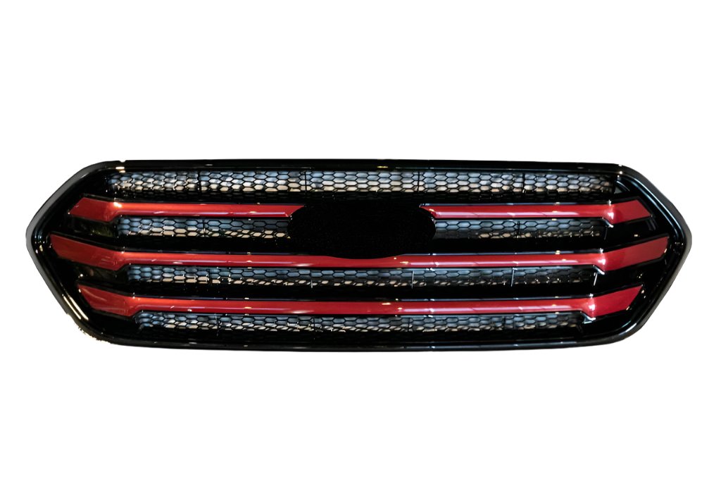Ford Transit Custom Front Grille OEM Style New Shape (Gloss Black Base)