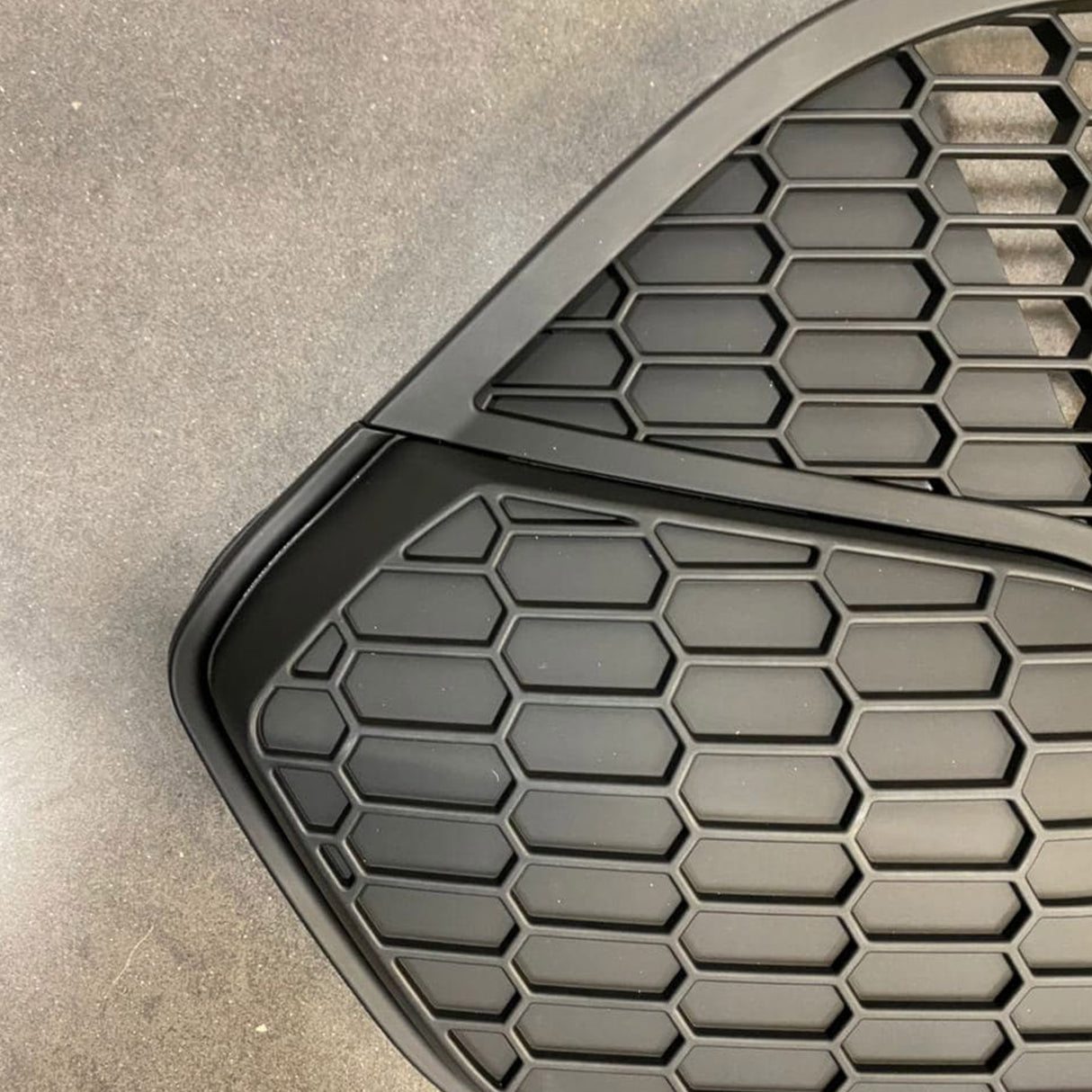 Para parrilla delantera de panal Ford Transit Custom – Actualización en negro mate para MK1 (2012-2018)