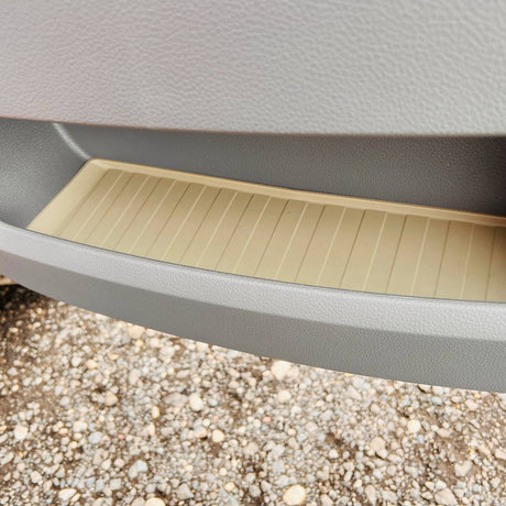 VW Crafter Nouvelle Forme Doublure de Porte En Caoutchouc Poches Inserts Gris