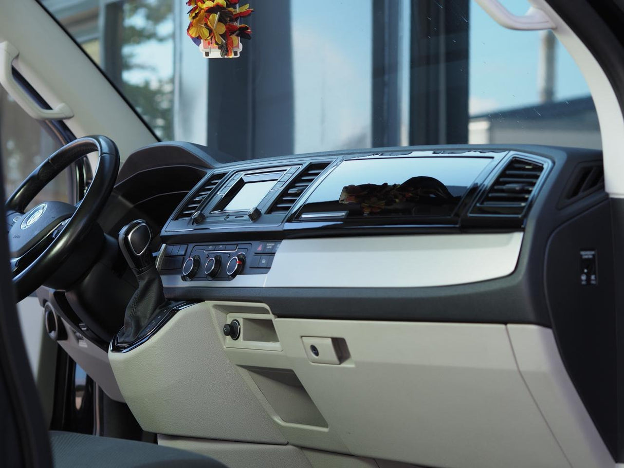 For VW T6 Transporter Glove Box Comfort Dash Conversion Piano Black