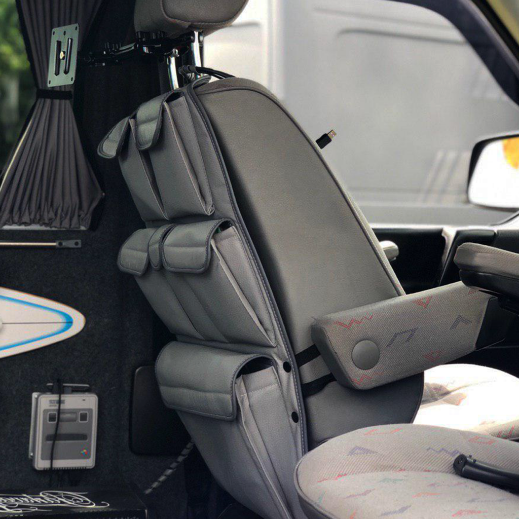 Pour VW T4 Transporter Caravelle Siège Arrière Organisateur Rangement