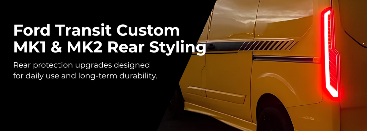 Ford Transit Custom MK1 MK2 Rear Styling | Bumper Protection | Van-X ...