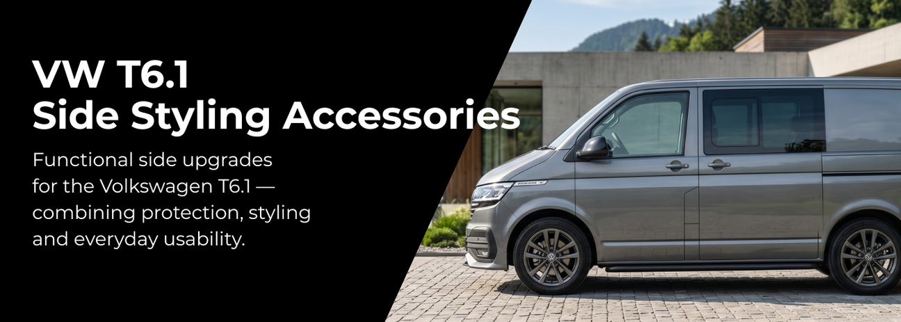 VW T6.1 side styling accessories for Volkswagen Transporter