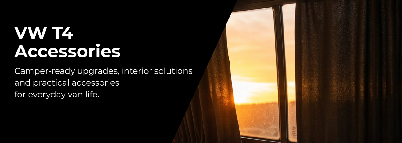 VW T4 camper accessories interior and curtain system