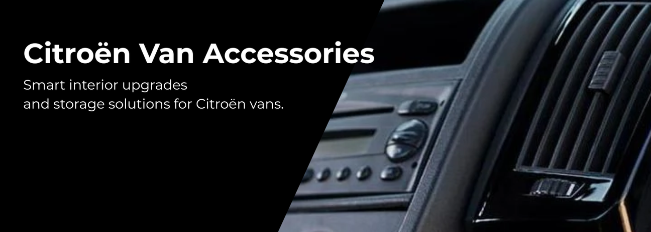 Citroën Jumper interior with dashboard organiser and storage solutions