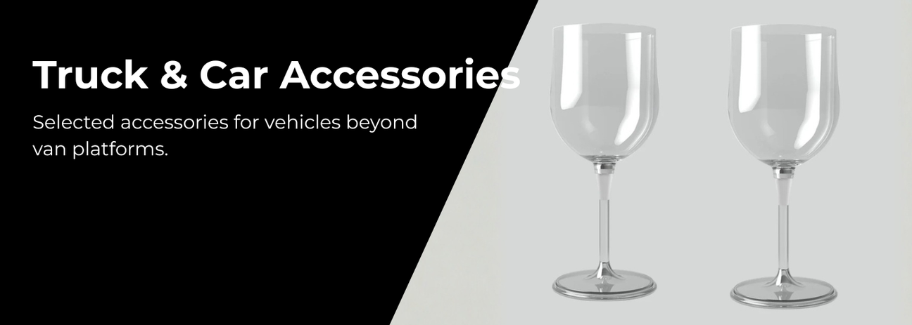 Car and truck interior with universal accessories